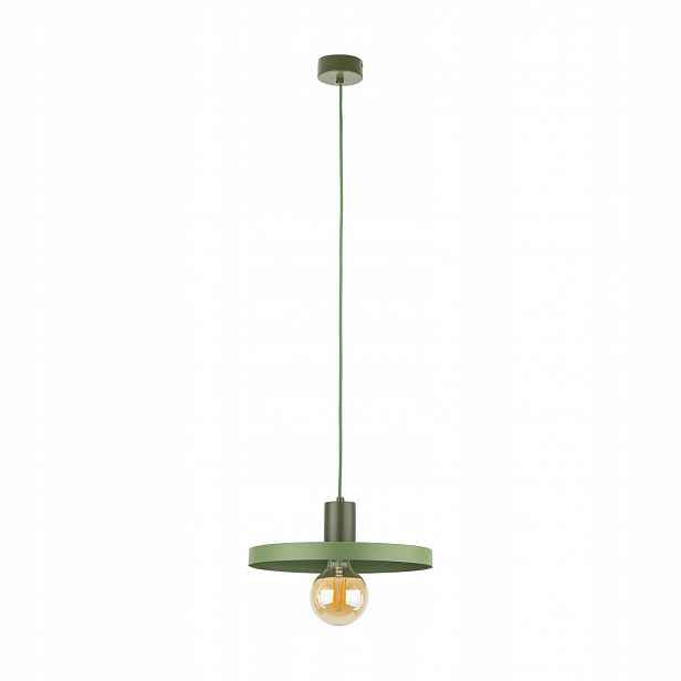 Závěsné Stropní Svítidlo Zelená Kov 30 cm Variabilní délka Tk Lighting