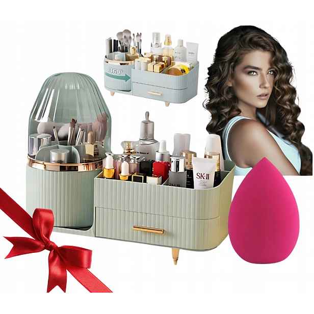 Organizér, Stojan Na Kosmetiku, Štětce, Make-up, Šperky, Otočný