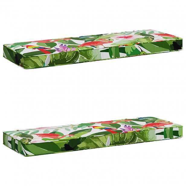 vidaXL Sady polštářů na lavici (2 kusy) VUGHT 2 pcs 100% polyester