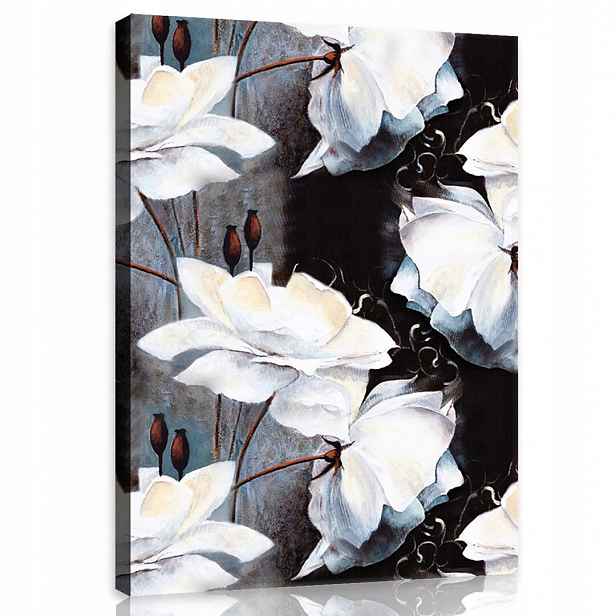 Obraz Na Plátně Canvas 60x80 Bílé Květy