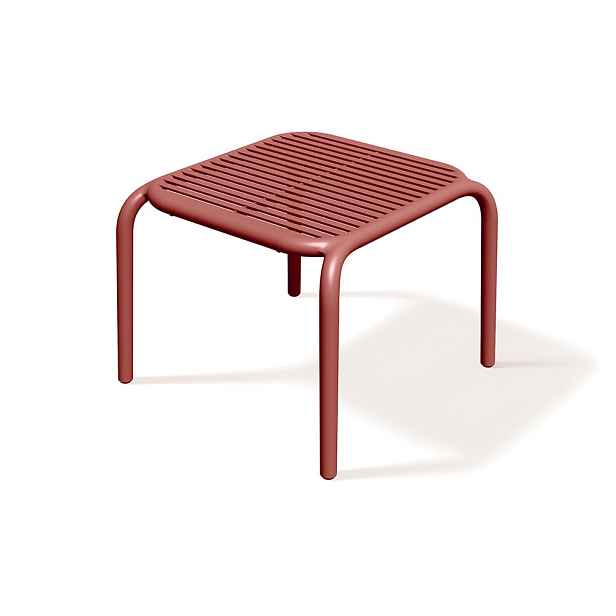 Prosperplast Zahradní odkládací stolek BRENES 54,5x53,5x41,5 cm retro červený