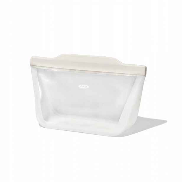 Silikonová stojací taška Oxo Good Grips 946 ml Oat
