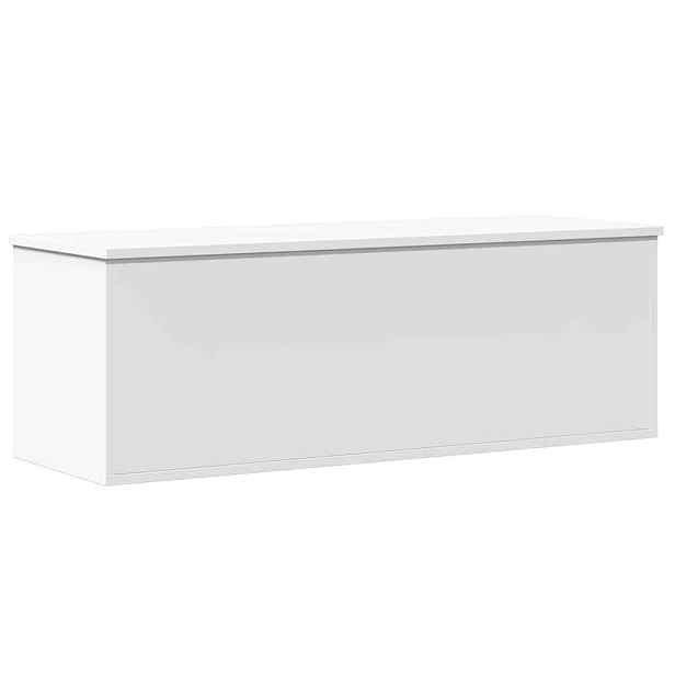 vidaXL Úložný box bílý 102 x 35 x 35 cm kompozitní dřevo