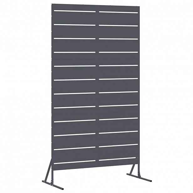 vidaXL Obrazovka pro soukromí 100 x 50 x 180 cm Ocel Antracitová