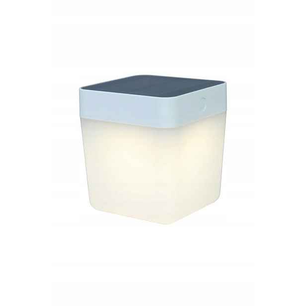 Venkovní zahradní terasová Led solární stolní lampa malá 3000K Lutec