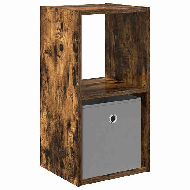 vidaXL Noční stolek Kouřový dub 30,5 x 27 x 59,5 cm Kompozitní dřevo