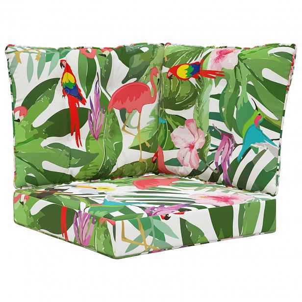 vidaXL Venkovní polštář na pohovku Polyester pestrá 50,5 x 50,5 cm