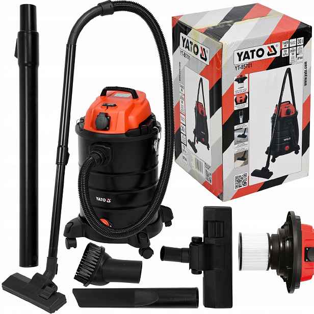 Vysavač dílenský vysavač Yato 1400W 30L YT-85701