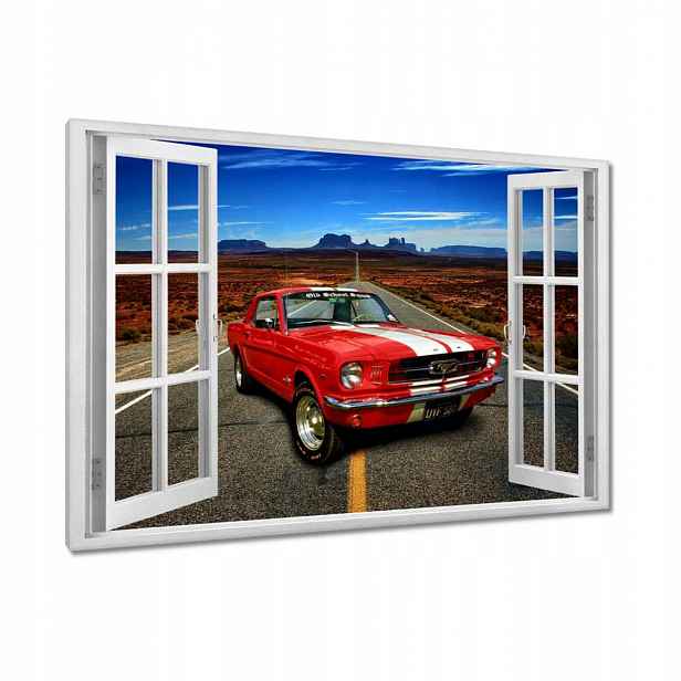 Obrazy 90x60 Ford Mustang Dálnice