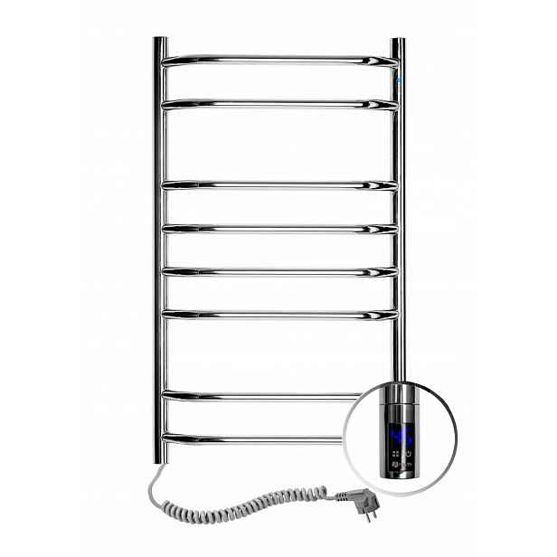 Elektrický koupelnový radiátor Nerezový Blues Sensor 480х800 levý
