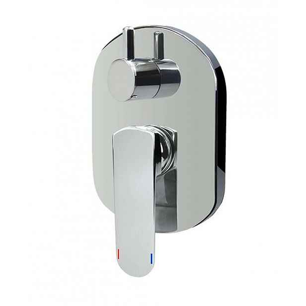 Mereo - Baterie pod omítku, pro 3 spotřebiče, s tělesem, chrom CBQ60157MB