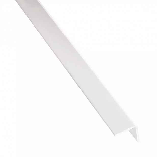 Rohový Profil Samolepící  PVC Bílý Mat 16x16x1000