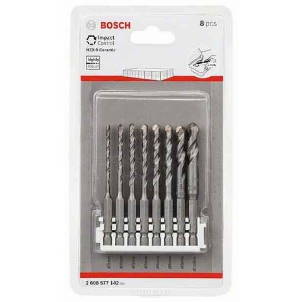 Sada vrtáků Bosch 2608577142 pro keramiku