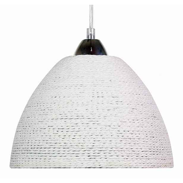 Závěsná lampa lustr Candellux Braid bílá