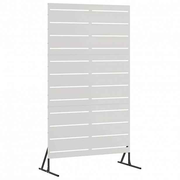 vidaXL Obrazovka pro soukromí 100 x 50 x 180 cm Nerezová ocel Stříbrná