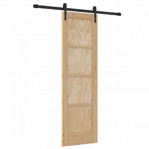 vidaXL Posuvné dveře ORKDAL 61 x 198,5 cm Masivní borovicové dřevo