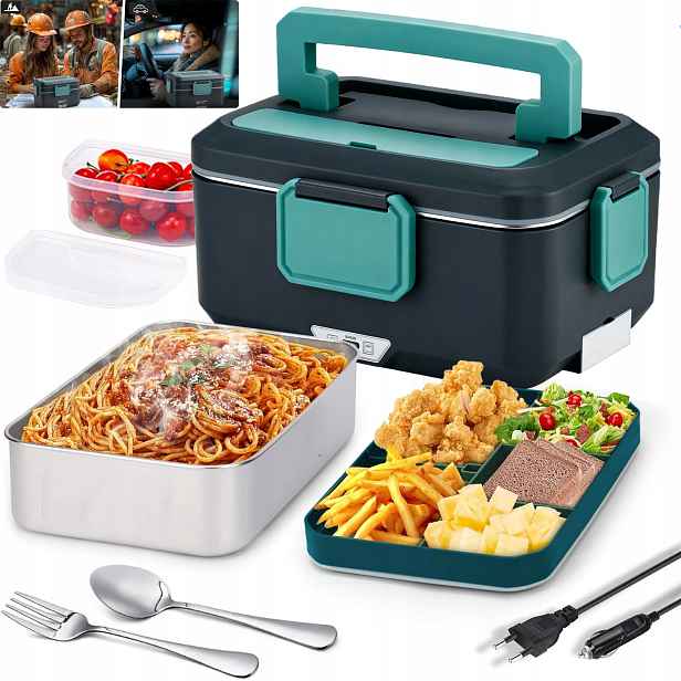 Elektrický Obědový Box S Ohřevem Potravin Rychlý Předehřívání 3,5L 90W