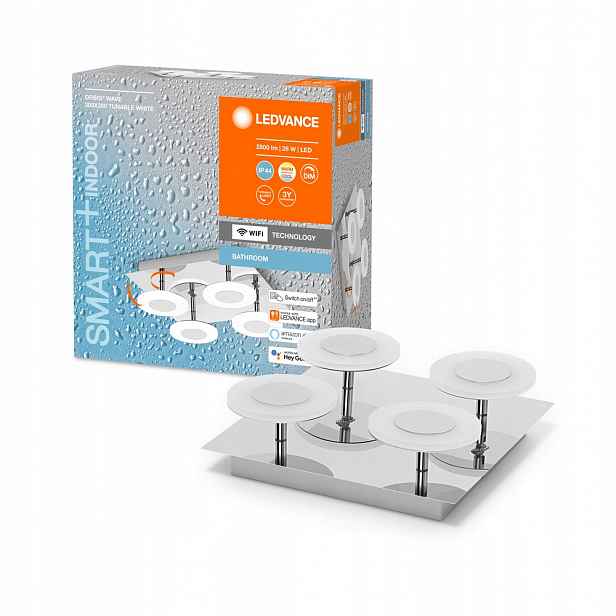 Stropní Svítidlo Nástěnná Led koupelnová lampa 26W 1500lm Cct Smart+ WiFi