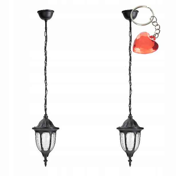 Venkovní závěsná lampa Milano 8344 Rabalux – sada 2 ks
