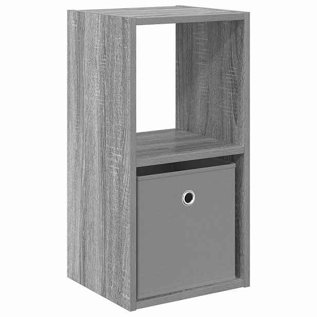 vidaXL Noční stolek Šedý Sonoma 30,5 x 27 x 59,5 cm Kompozitní dřevo