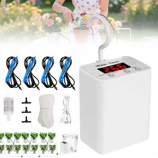 Automatický Zavlažovací Systém Pro 16 Rostlin Pro Květináče 2000 Mah