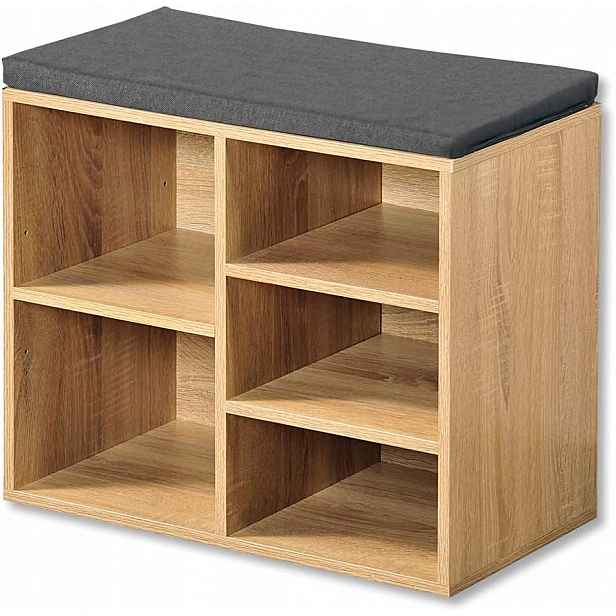 Botník Kesper s polštářem 51,5x29,5x48 cm Fsc dub