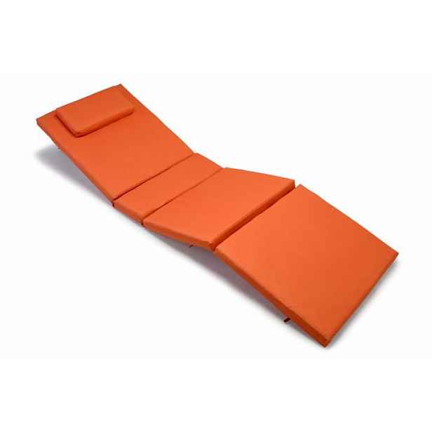 Divero 322 Polstrování na lehátko - oranžová