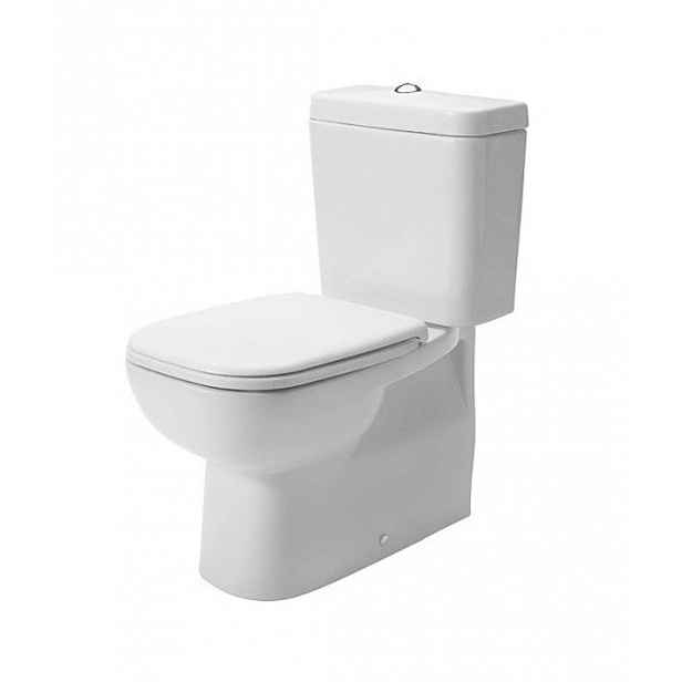 Duravit D-Code - WC kombi mísa, Vario odpad, bílá 21180900002