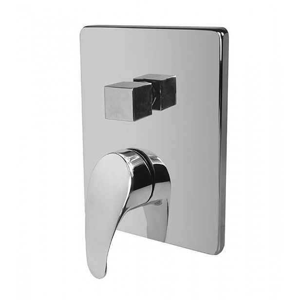 Mereo Sonáta - Baterie pod omítku, pro 3 spotřebiče, s tělesem, chrom CB60157C