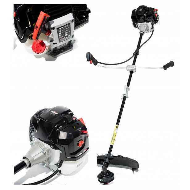Motorový Křovinořez Podřezávač Nax 700B Motor Briggs 51,7CC Skládací Hřídel Ramenního Popruhu