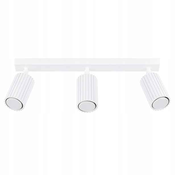 Sollux Lighting Stropní svítidlo Karbon 3xGU10 10W bílá, nastavitelná