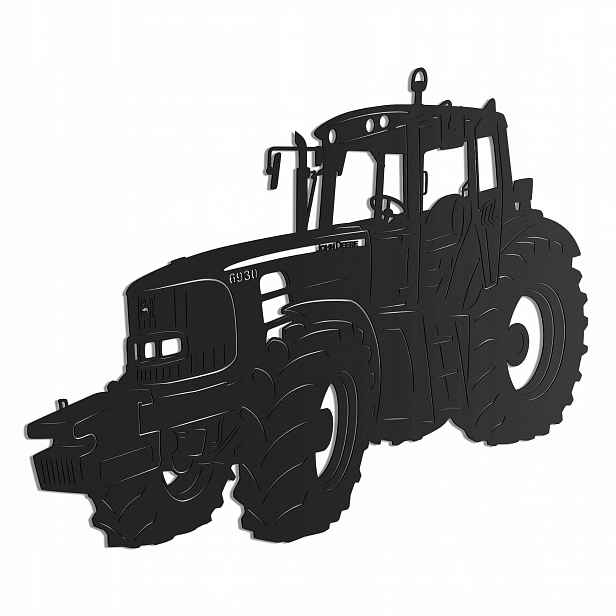 Traktor John Deere 6930 Dřevěný 3D obraz