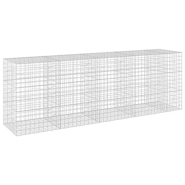vidaXL Gabion s drátem 5 mm a síťkou 10x10 cm 450x100x150 cm