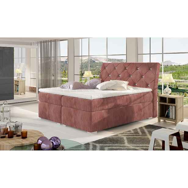 Boxspring Balvin Rozměr: 180 x 200 cm, látka: Kronos 29