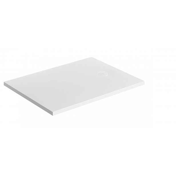 OMNIRES Aquarock M+ - Sprchová vanička 90x100 cm, matná bílá AQUAROCK90-100BM
