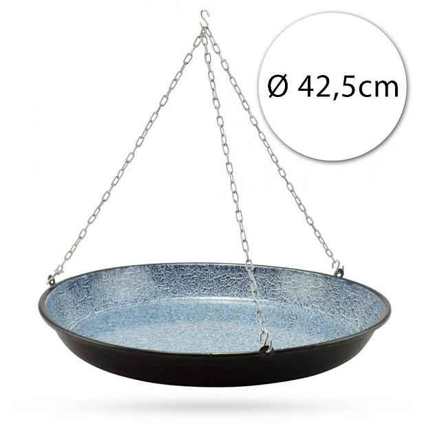 Perfect Home 28101 Grilovací pánev na řetízku smalt, 42,5 cm