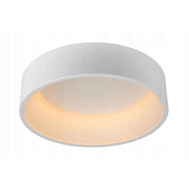 stropní svítidlo Led Lucide Talowe 30W 3000K kulaté hliníkové bílé
