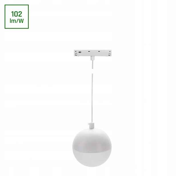 System Shift Basic Globe P Svítidlo Koule Závěsné 90MM 10W 2700K Bílá