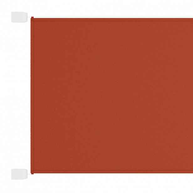 vidaXL Vertikální markýza terakotová 140 x 360 cm oxfordská látka