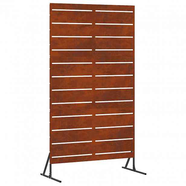 vidaXL Obrazovka pro soukromí 100 x 50 x 180 cm Rezavá