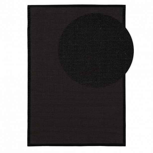 KUNSTLOFT SISAL koberec Sana Černá 160x230 cm