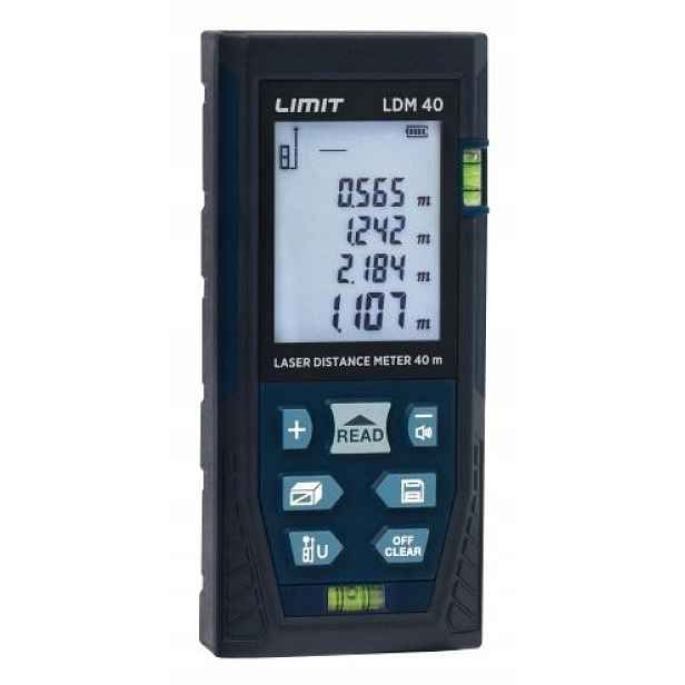 Laserový dálkoměr, měřič vzdálenosti do 40 metrů LDM 40 (281130104) Limit