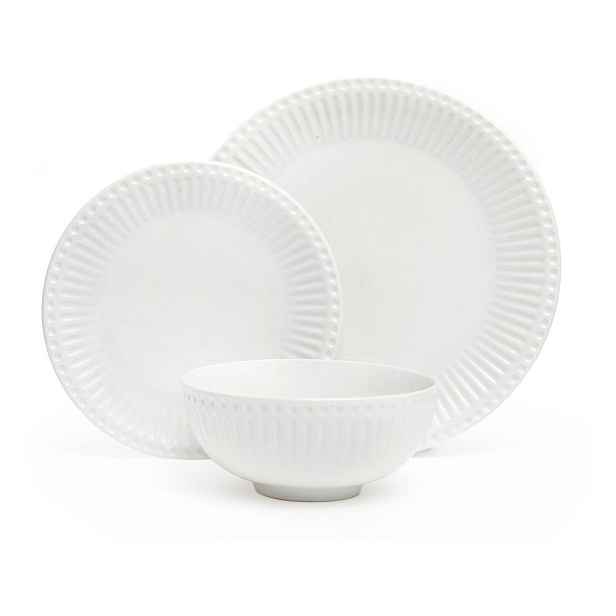 Porcelánová jídelní sada 6 ks pro 2 osoby Purita – Bonami Essentials