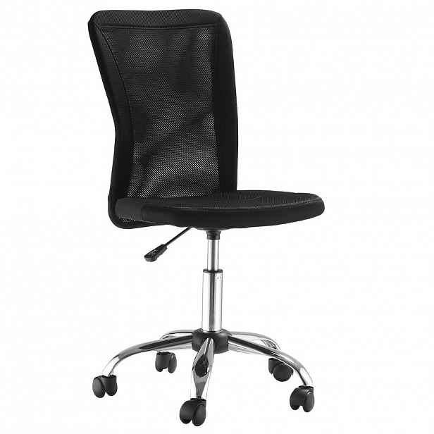 SHOPENTRA ERGONOMICKÉ otočné židle bez područek, do 100 kg, černé
