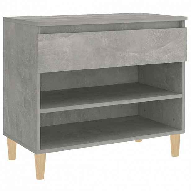 vidaXL Botník betonově šedý 70x36x60 cm kompozitní dřevo