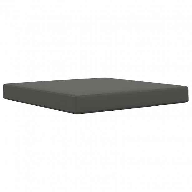 vidaXL Venkovní polštář na pohovku Polyester Antracitová 80 x 80 cm
