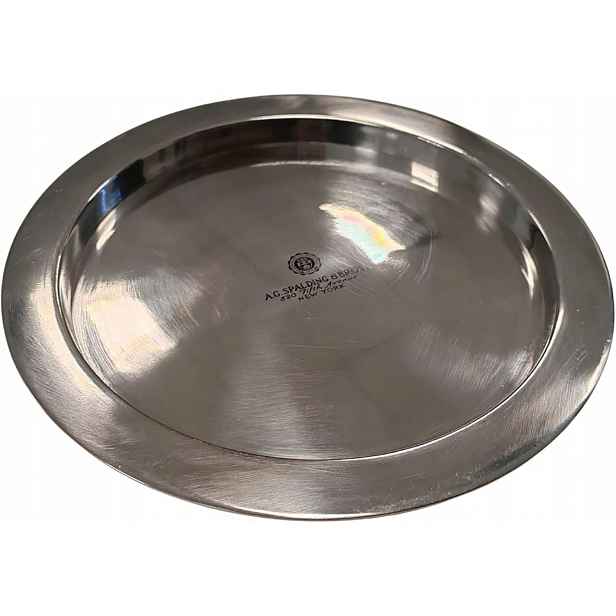 Dekorativní talíř Ag Spalding&Bros hliníkový stříbrný 862883-U828