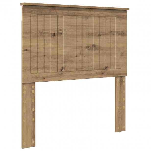 vidaXL Čelo postele Artisanový dub Kompozitní dřevo