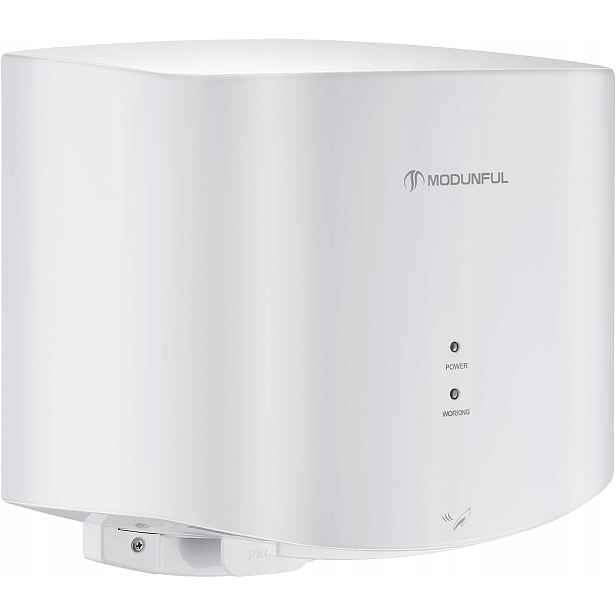 Nástěnný bezdotykový sušák na ruce do koupelny 1200 W, energeticky úsporný, bílý