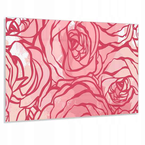 Tvrzený Panel 90x70cm 4mm Dekorativní Do Kuchyně Ochranný Lacobel